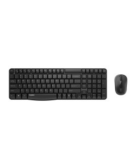 RAPOO 18431 X1800S 1000DPI Nano Alıcılı Kablosuz Türkçe Klavye Optik Mouse Set