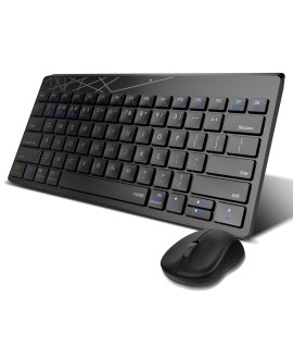 RAPOO 19106 8000M 1300DPI Çok Modlu Türkçe Klavye ile Optik Mouse Set Siyah