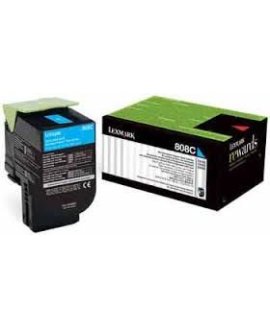 LEXMARK 80C8SC0 CX310,CX410,CX510 Mavi 2000 Sayfa Lazer Toner