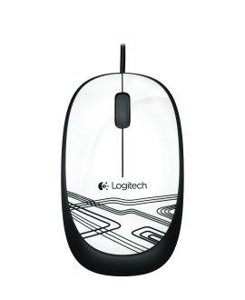 LOGITECH 910-002944 M105 Kablolu USB Optik 1000DPI Beyaz Mouse