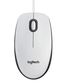 LOGITECH 910-005004 M100 Kablolu Optik Usb Beyaz Mouse