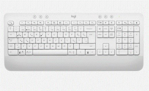LOGITECH 920-010973 Signature Kablosuz Beyaz Klavye