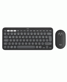 LOGITECH 920-012245 Pebble 2 Multi-Device Bluetooth Klavye Mouse Seti Grafit
