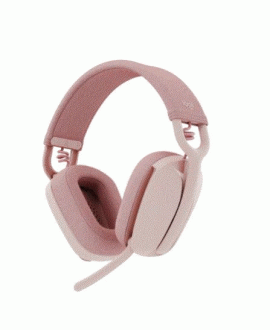 LOGITECH 981-001224 Zone Vibe 100 pembe Kablosuz bilgisayar Kulaklığı.