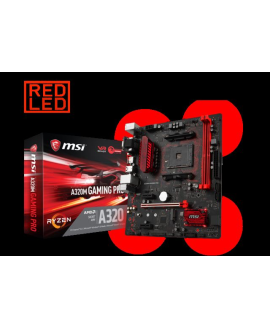 MSI A320M-GAMING-PRO AMD A320 AM4 3200MHz DDR4 HDMI DVI VGA Gaming Anakart