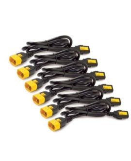 APC AP8704S-WW Power Cord Kit6 eaLocking C13 to C14 1.2m