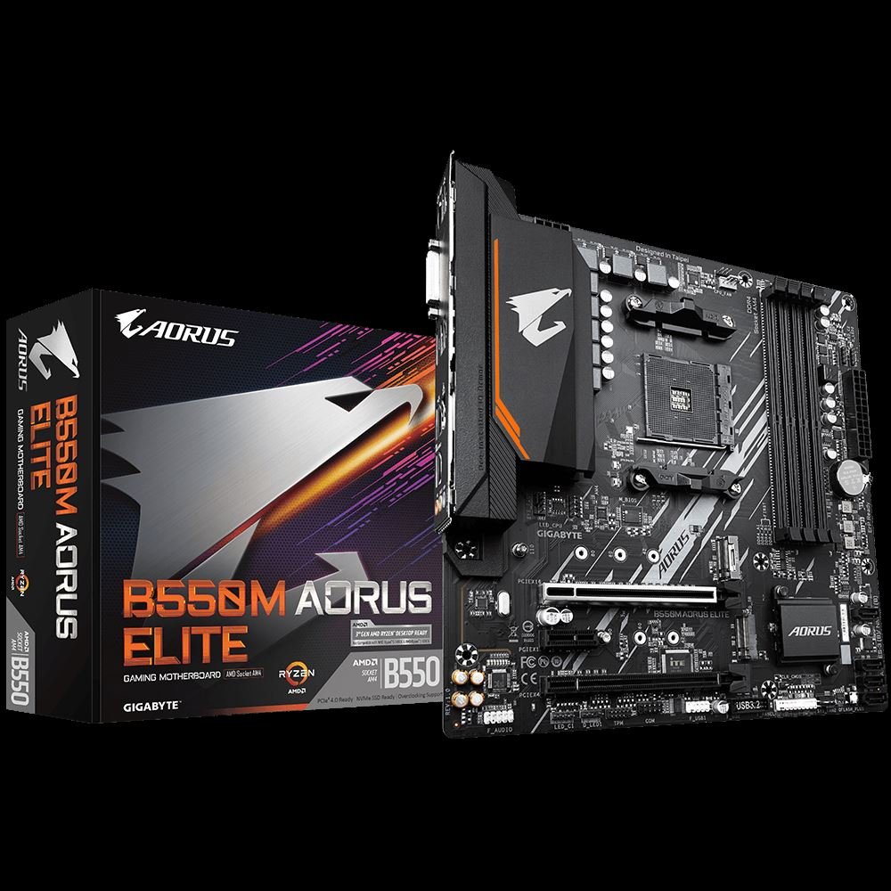 GIGABYTE B550M-AORUS-ELITE B550M AORUS AUROS ELITE  DDR4 4000MHZ ANAKART