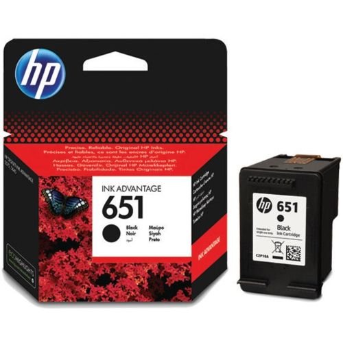 HP C2P10A No 651 600 Sayfa Siyah Kartuş