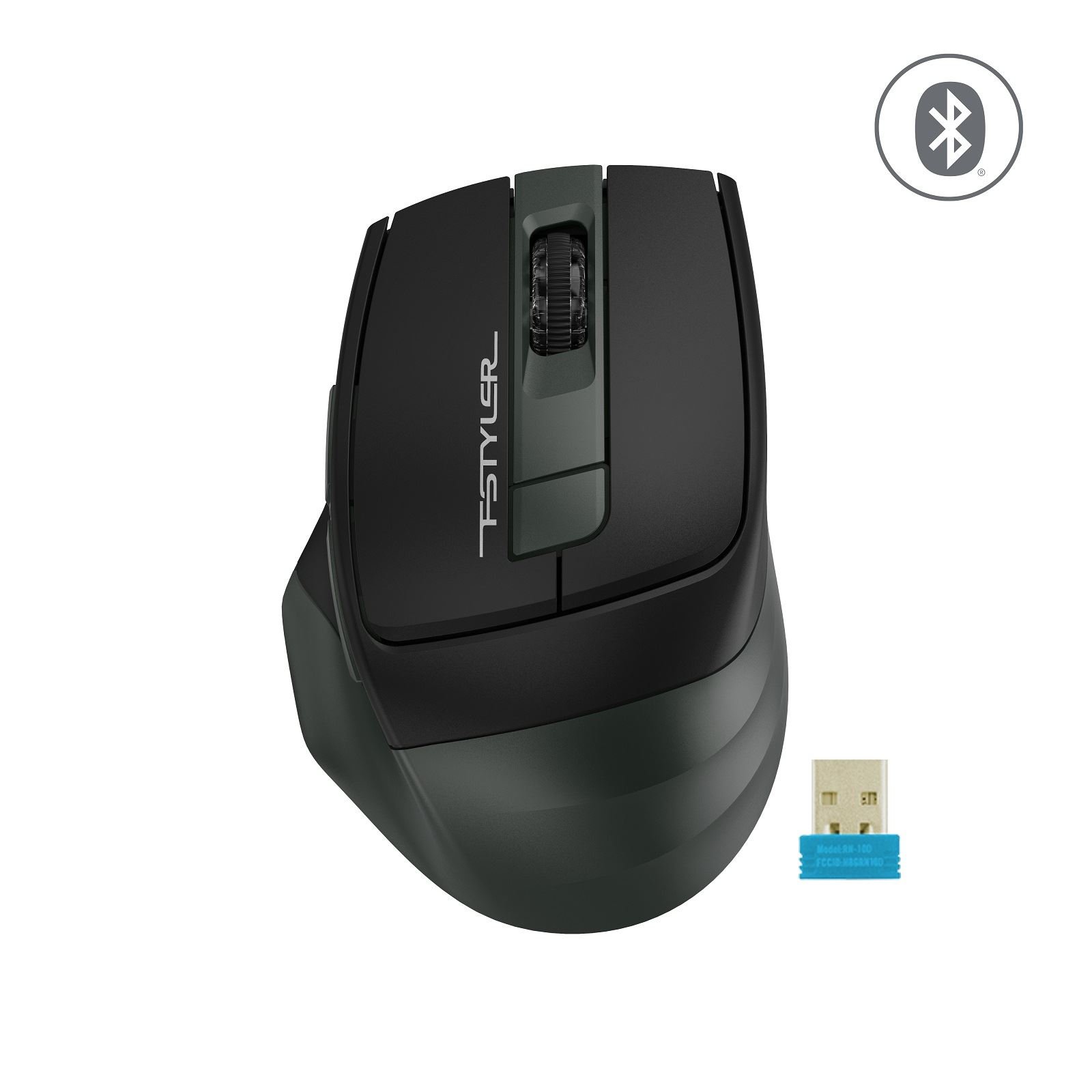 A4 TECH FB35-YESIL A4 TECH FB35 YEŞİL BLUETOOTH+2.4G NANO OPT.2000DPI KABLOSUZ MOUSE