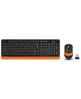 A4 TECH FG1010-TURUNCU FG1010 Kablosuz Q TR Multimedya Klavye Mouse Set