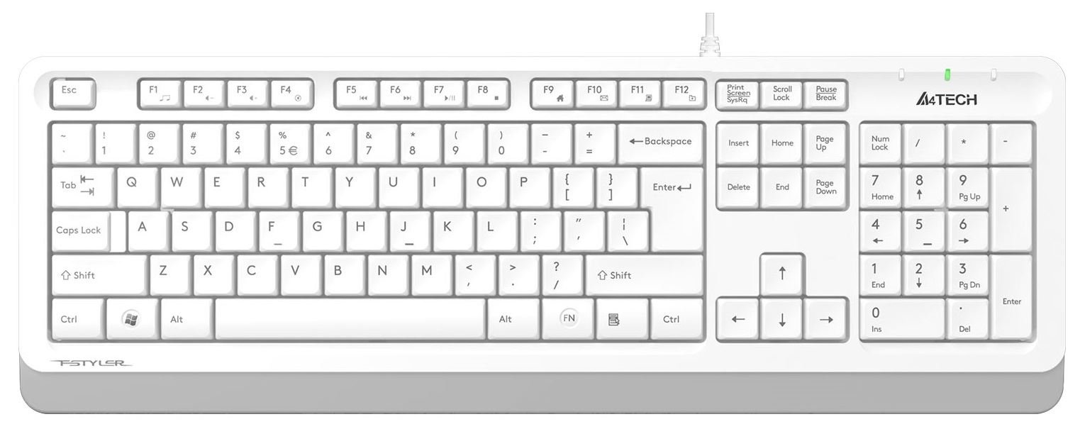 A4 TECH FK10-BEYAZ FK10 Q TR Multimedya Klavye