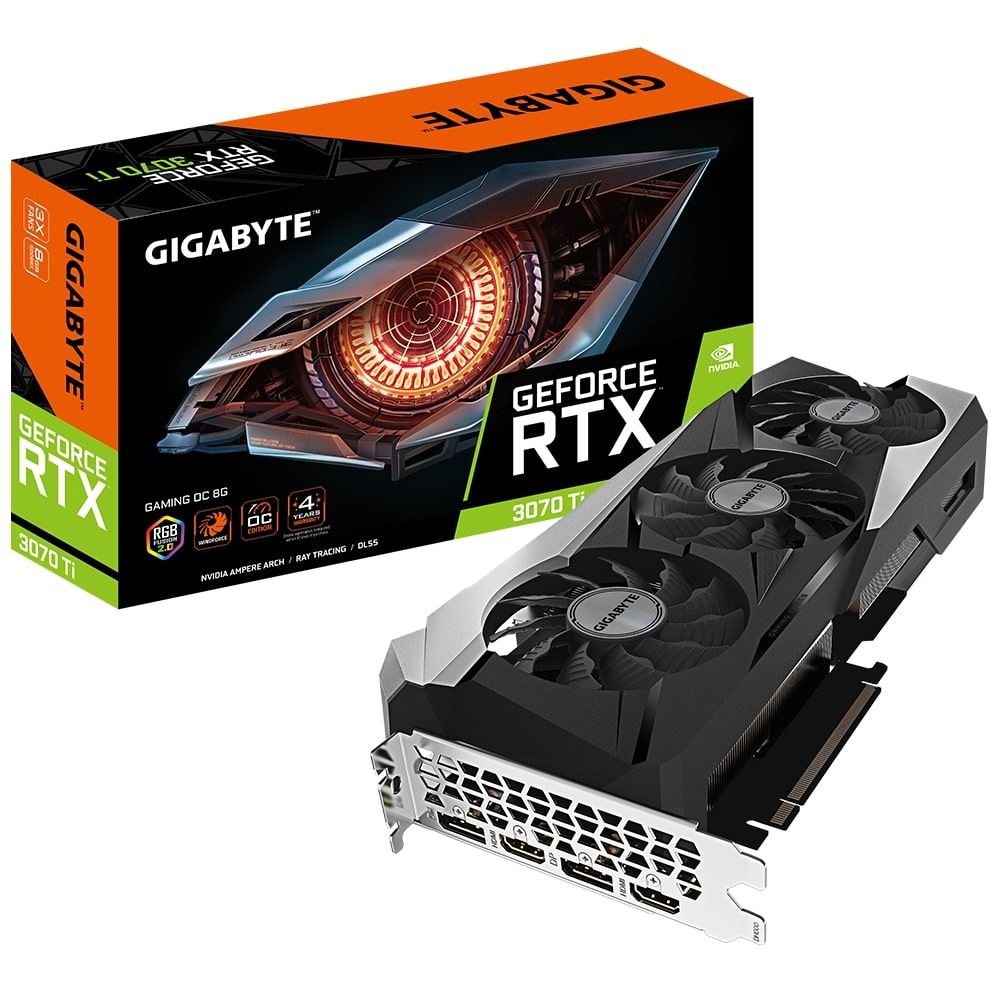 GIGABYTE GV-N307TGAM-OC-8GD RTX 3070 VISION OC 8G 256 BIT GDDR6 PCI-E 4.0 Ekran Kartı