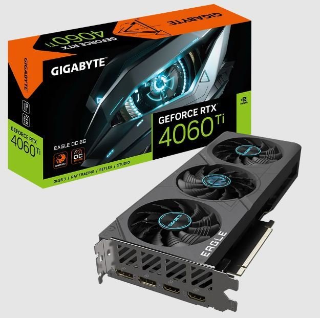 GIGABYTE GVN4060EAGLEOC-8GD GeForce RTX 4060 8GB GDDR6 128 Bit PCI-E 4.0 Ekran Kartı