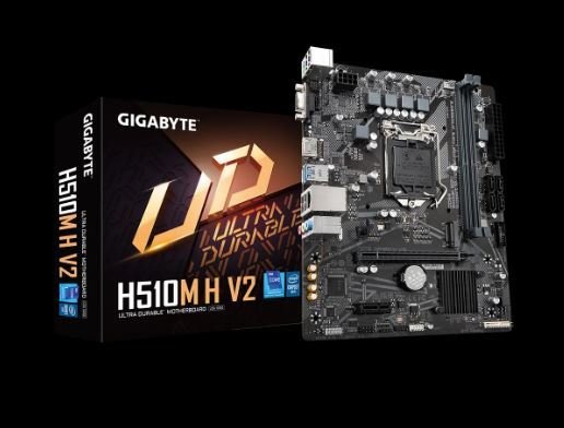 GIGABYTE H510M-H-V2 H470 Soket LGA1200 DDR4 3200 MHz VGA HDMI ANAKART