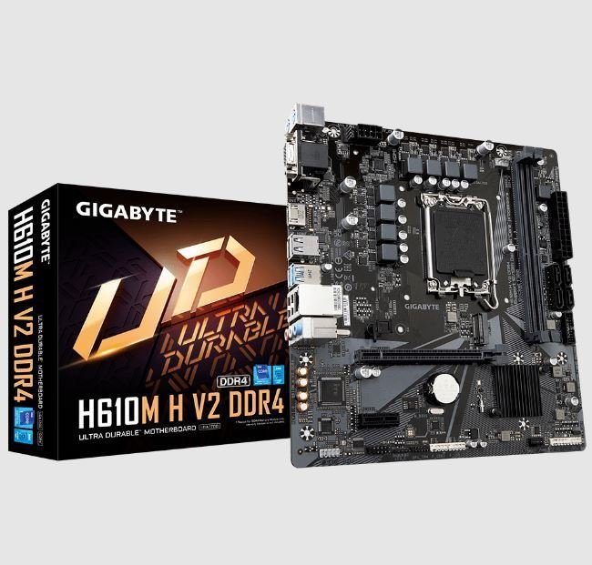 GIGABYTE H610M-H-V2-DDR4 MAB INTEL H610 DDR4 3200MHZ DVI-D