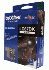 BROTHER LC67BK 450 Sayfa Siyah Kartus