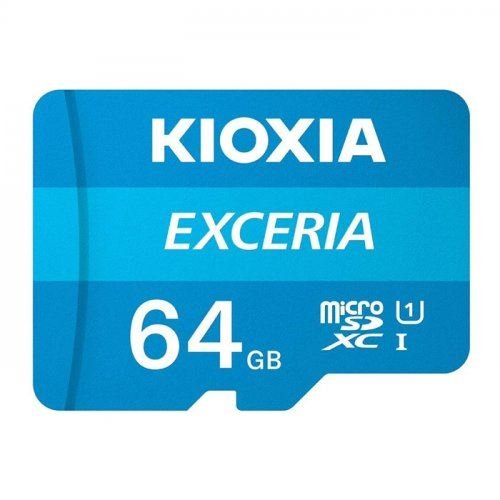 KIOXIA LMEX1L064GG2 64GB EXCERIA MicroSD C10 U1 UHS1 R100 Hafıza kartı