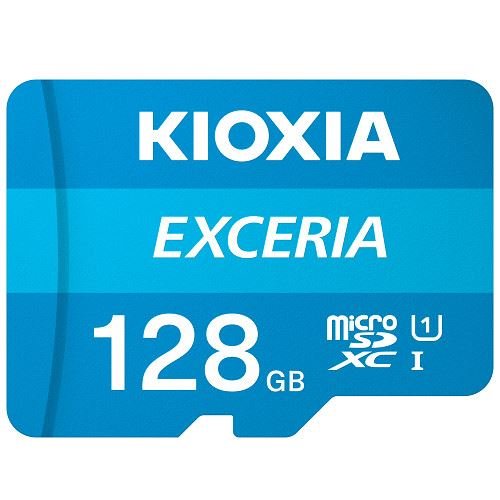 KIOXIA LMEX1L128GG2 128GB EXCERIA MicroSD C10 U1 UHS1 R100 Hafıza kartı