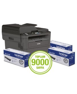 BROTHER MFC-L2716DW-3T Mono Laser Mfp Fakslı Wifi A4 34Ppm