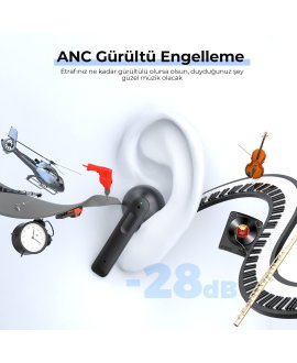 MPOW MPBH432AB X3 ANC IPX8 Bluetooth Kulaklık MPOW MPBH432AB X3 ANC IPX8 Bluetooth Kulaklık