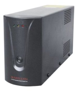 MAKELSAN MU00850L11EA005 850VA Line-İnteractive 1 Adet 12V 9AH Akü 5/12 Dk UPS Siyah Lion Modeli
