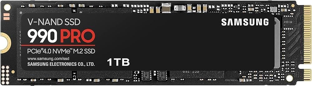 SAMSUNG MZ-V9P1T0BW 1TB 990 PRO M.2 NVME SSD 7450/69