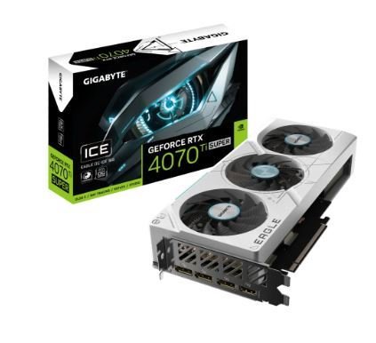 GIGABYTE N407TSEAGLEOCICE16 GeForce RTX™ 4070 Ti SUPER EAGLE OC ICE 16G