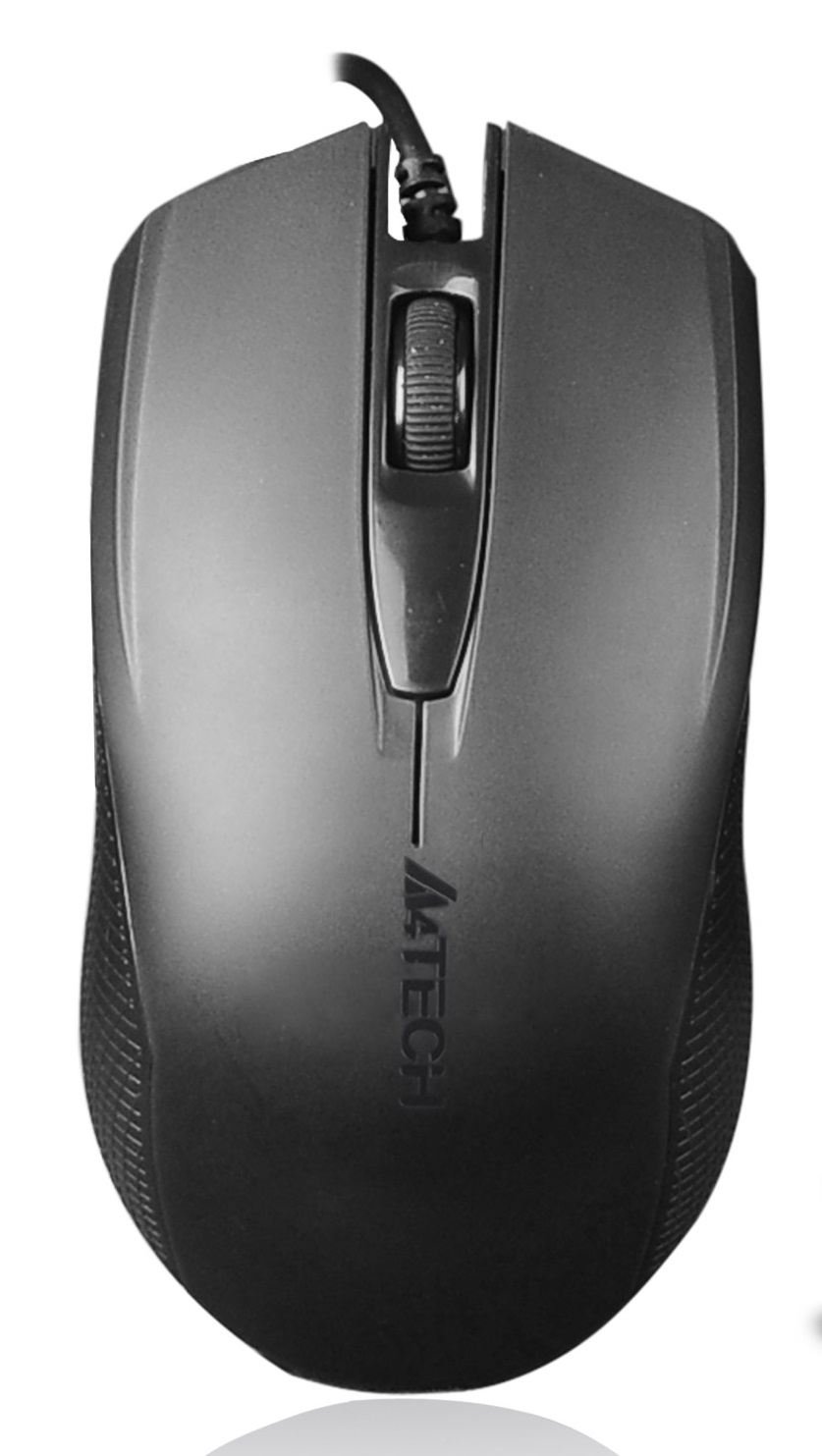 A4 TECH OP-760-USB-BLACK Kablolu USB V-Track 1000DPI Siyah Mouse
