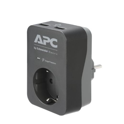 APC PME1WU2B-GR Tekli Akım Korumalı Priz 230V Gri