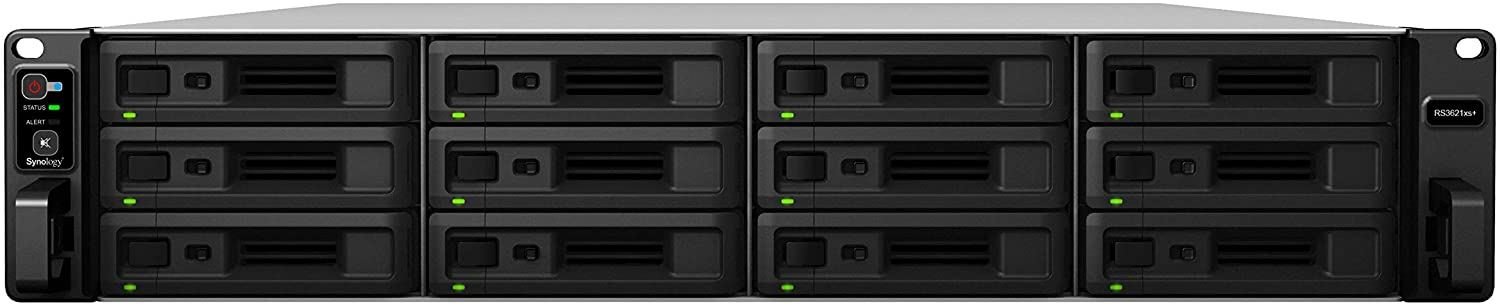 SYNOLOGY RS3621XSPLUS NAS RACK 12AD DISK DESTEKLI STORAGE
