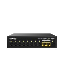 TENDA S110PC 8 Port PoE 10-Port 10/100 PoE Switch