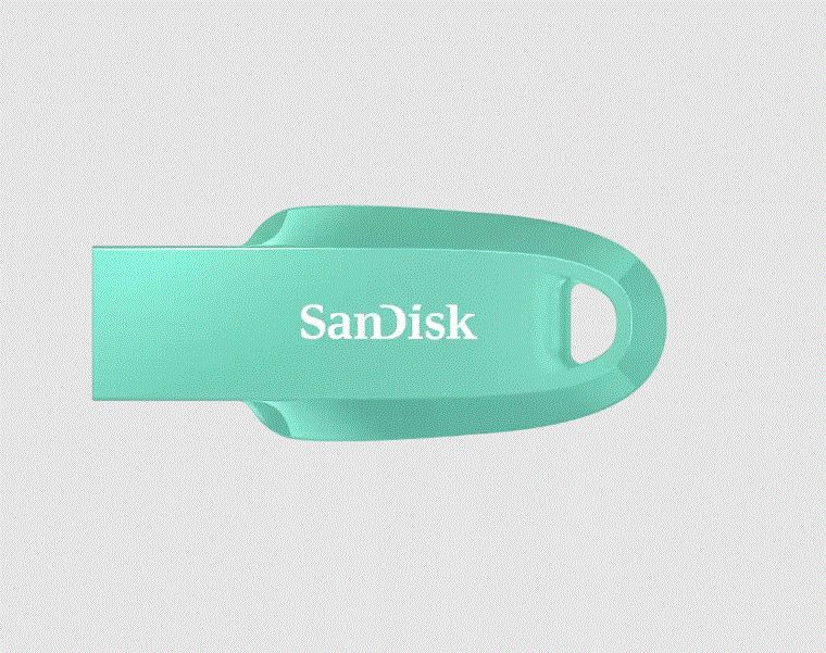 SANDISK SDCZ550-064G-G46G 64GB Ultra Curve 3.2 Flash Drive Green