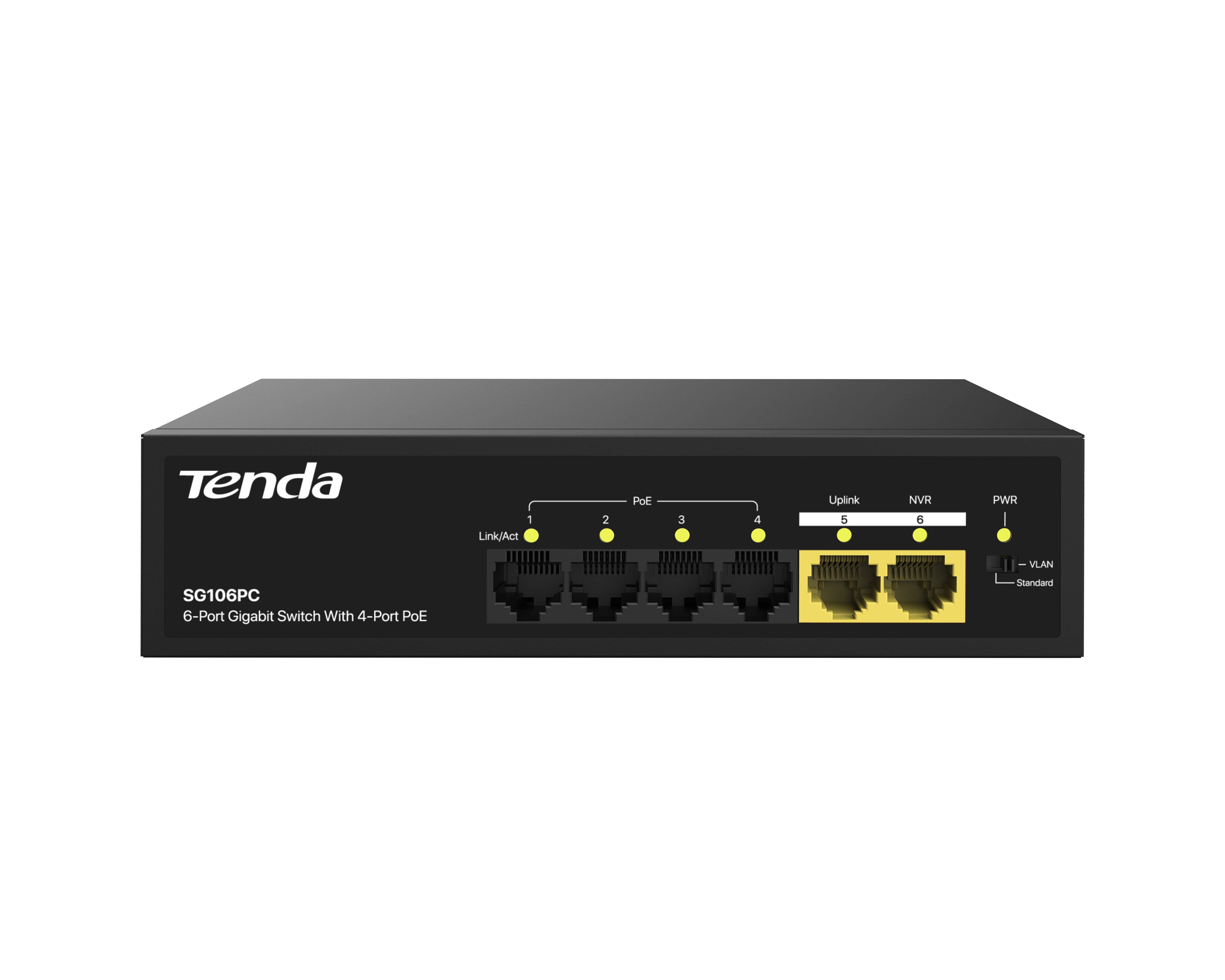 TENDA SG106PC 6 Port Gigabit 4 Port PoE Switch
