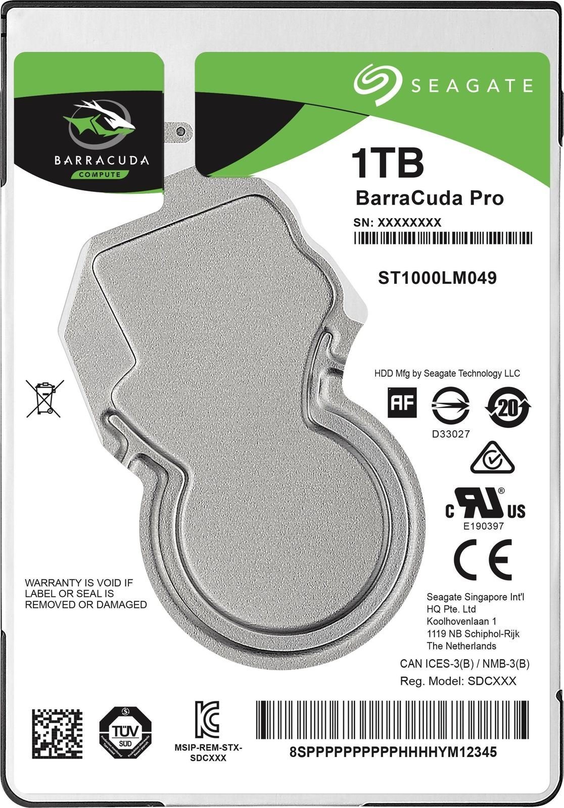SEAGATE ST1000LM049 1TB 2.5'' 7200RPM 128MB Sata3 Barracuda Notebook Dahili HardDisk