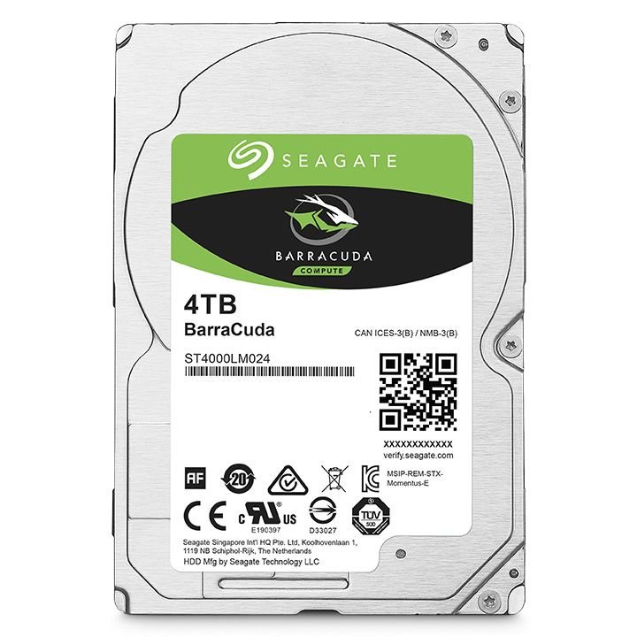 SEAGATE ST4000LM024 4TB Sata 3.0 5400RPM 128MB 2.5