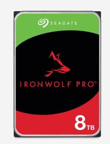 SEAGATE ST8000NT001 IronWolf Pro 8 TB Kurumsal NAS Dahili Sabit Disk HDD CMR 3.5