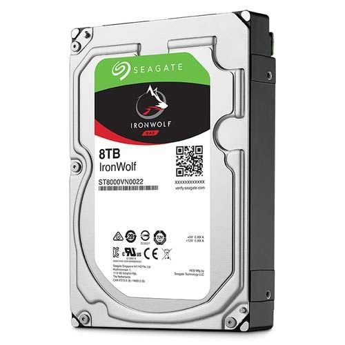 SEAGATE ST8000VN004 8TB IronWolf Sata 3.0 7200RPM 256MB 3.5'' Dahili NAS Disk