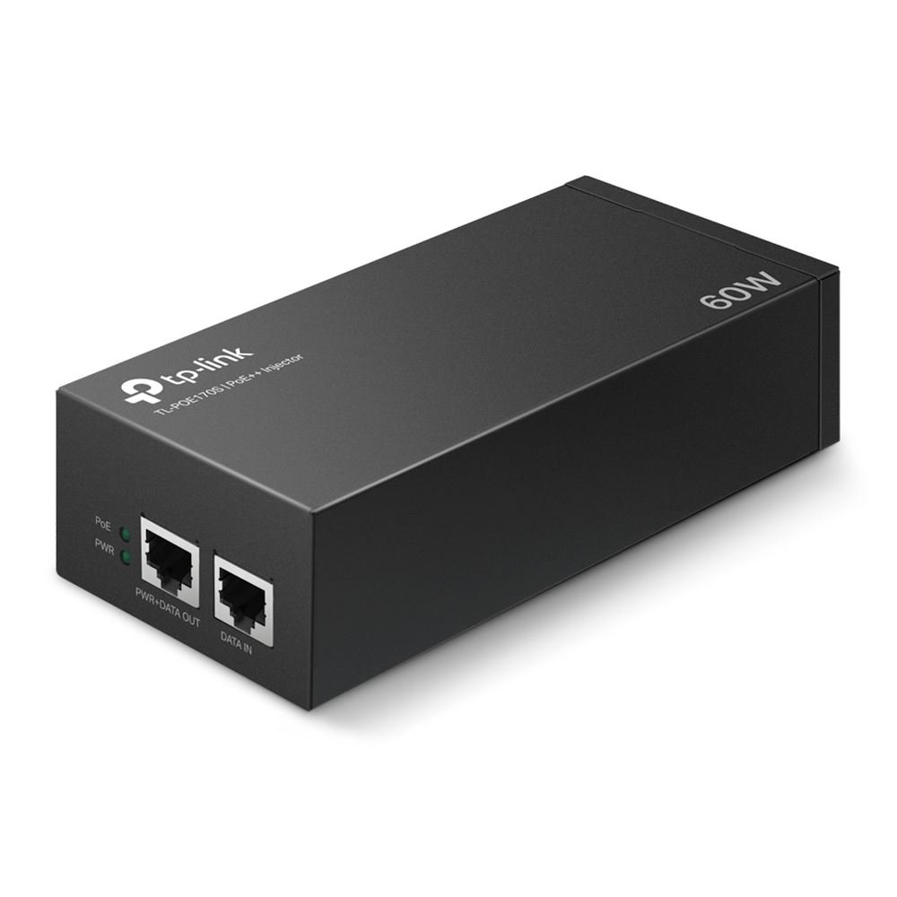 OMADA TL-POE170S Hi-PoE/PoE++ Injector Gigabit Adapter 802.3af/at/bt Compliant 60W