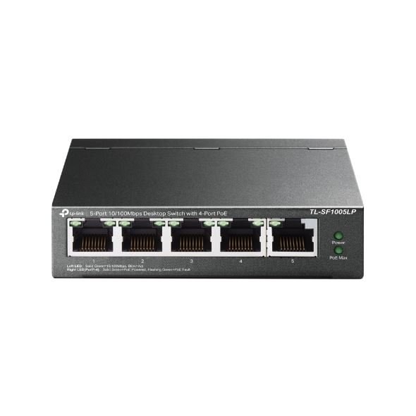 OMADA TL-SF1005LP 5-Port 10/100Mbps Desktop Switch with 4-Port PoE