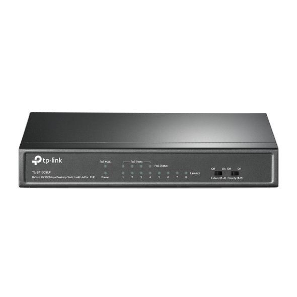 OMADA TL-SF1008LP 8-Port 10/100Mbps Desktop Switch with 4-Port PoE
