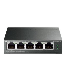 OMADA TL-SG105PE 5-Port Gigabit Easy Smart Switch with 4-Port PoE+