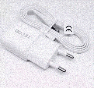 TECNO U330TEA-WHITE ŞARJ CİHAZI U330TEA BEYAZ