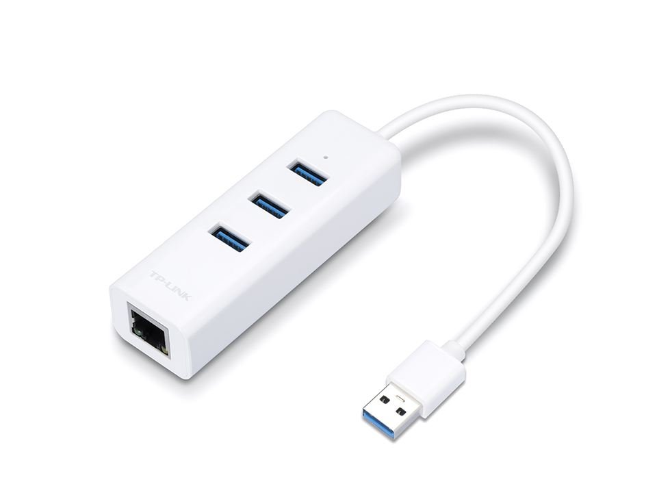 TP-LINK UE330 USB 3.0 3 Port Hub ve Ethernet Adaptör Çoklayıcı