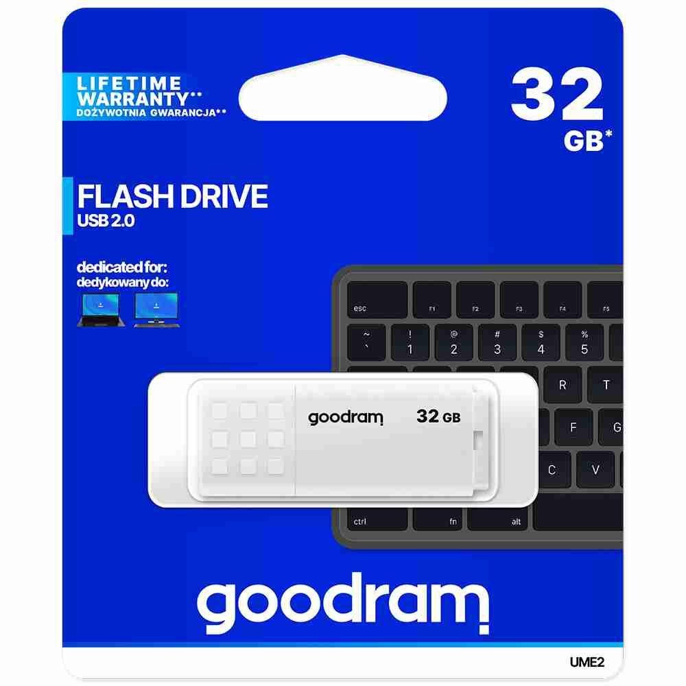 GOODRAM UME2-0320W0R11 32GB UME2 BEYAZ USB 2.0