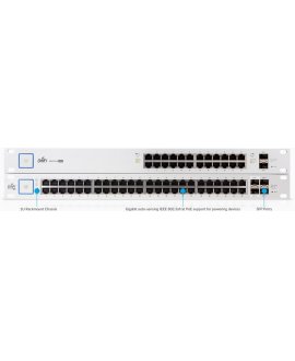 UBIQUITI US-24-250W 24 Port 10/100/1000Mbps Managed Poe+ Sfp
