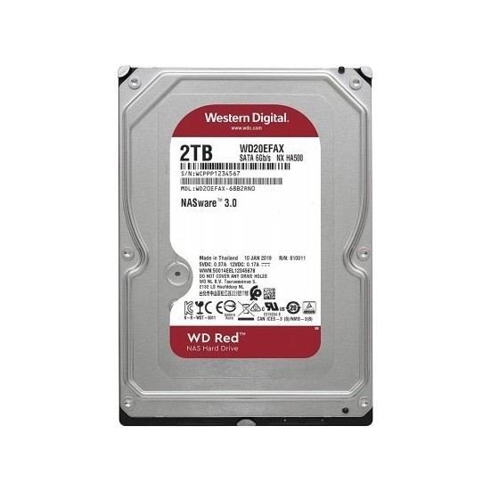 WD20EFAX 2TB Sata 3.0 5400RPM 256MB 3.5'' Dahili Disk