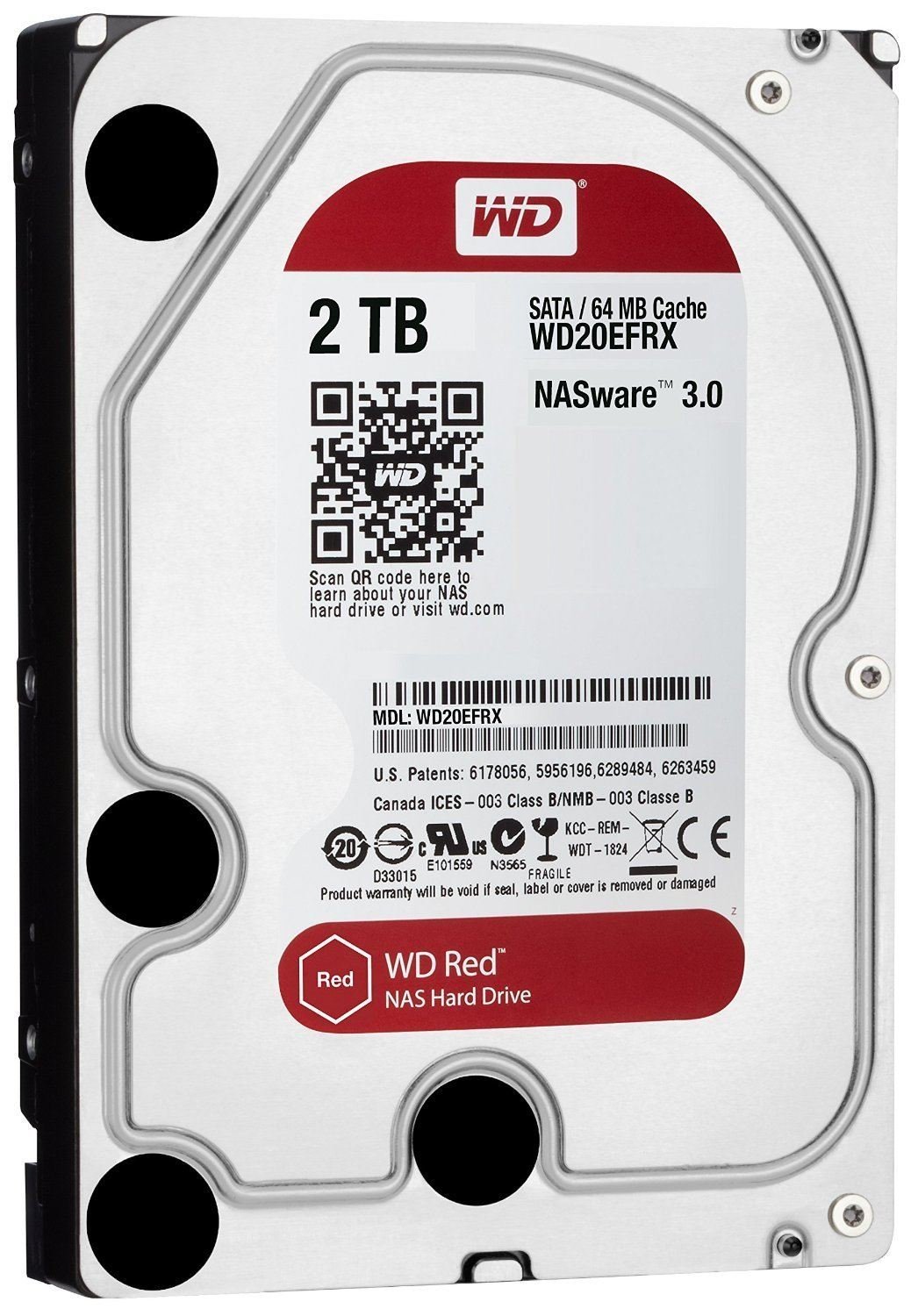 WD20EFRX 2TB Sata 3.0 5400RPM 64MB 3.5'' Dahili NAS Diski