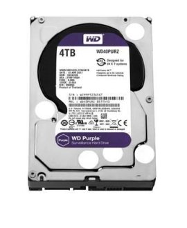 WD40PURZ 4TB Purple Sata 3.0 5400RPM 64MB 3.5" Dahili Güvenlik Diski