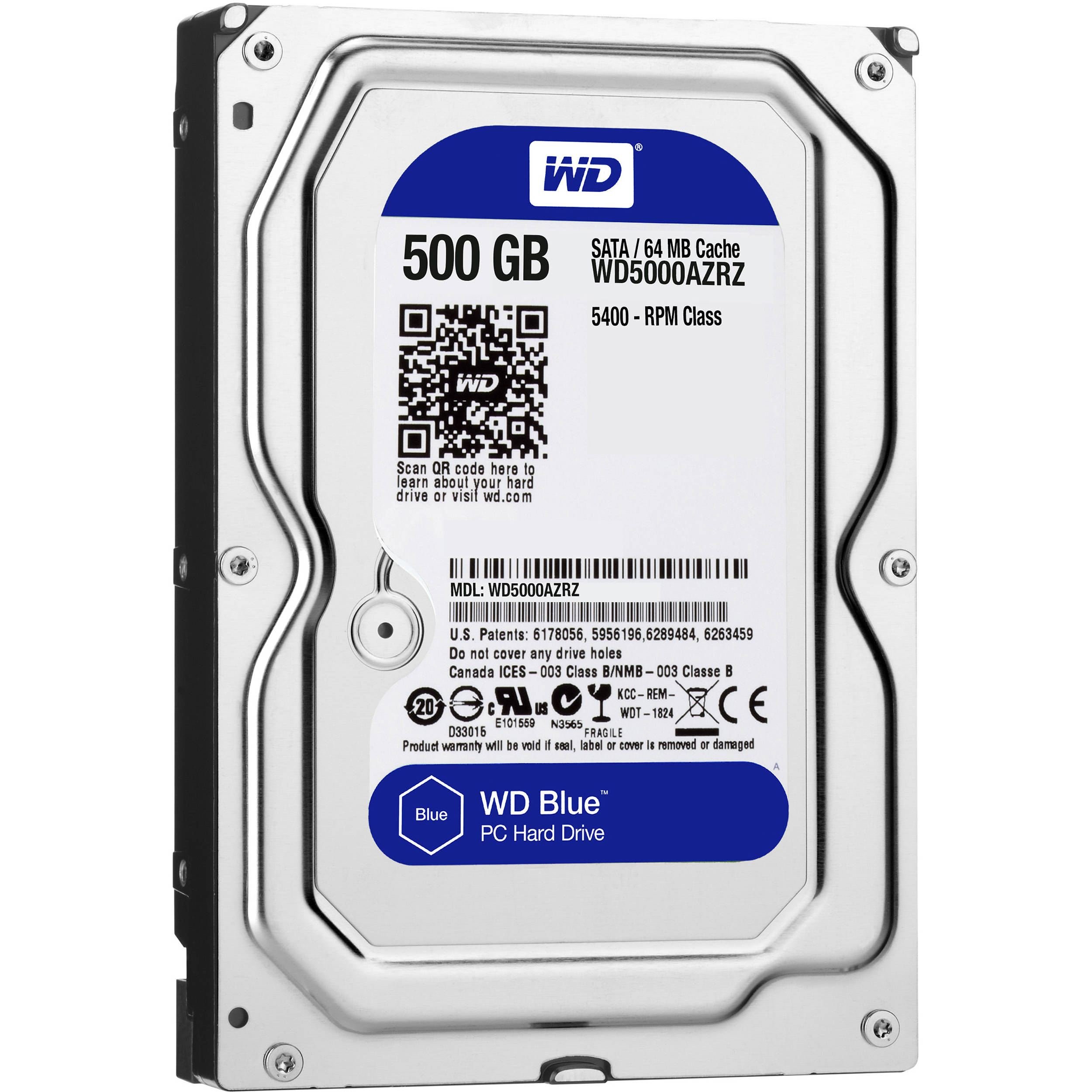 WD5000AZRZ 500GB Sata 3.0 5400RPM 64MB 3.5'' Dahili Disk