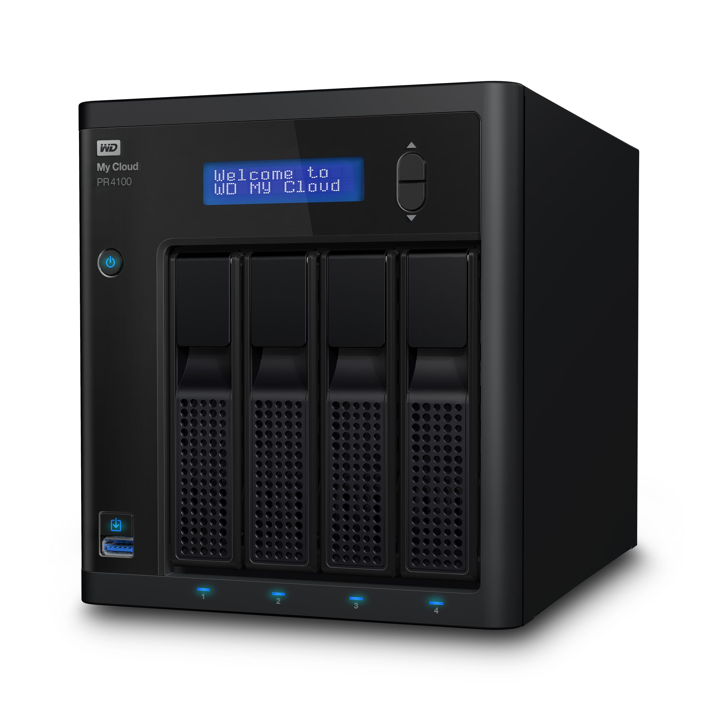 WDBNFA0080KBK-EESN 8TB My Cloud Pro PR4100 NAS Depolama Ünitesi